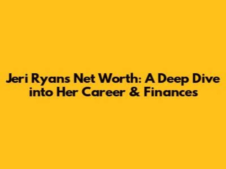 A Deep Dive into Her Finances