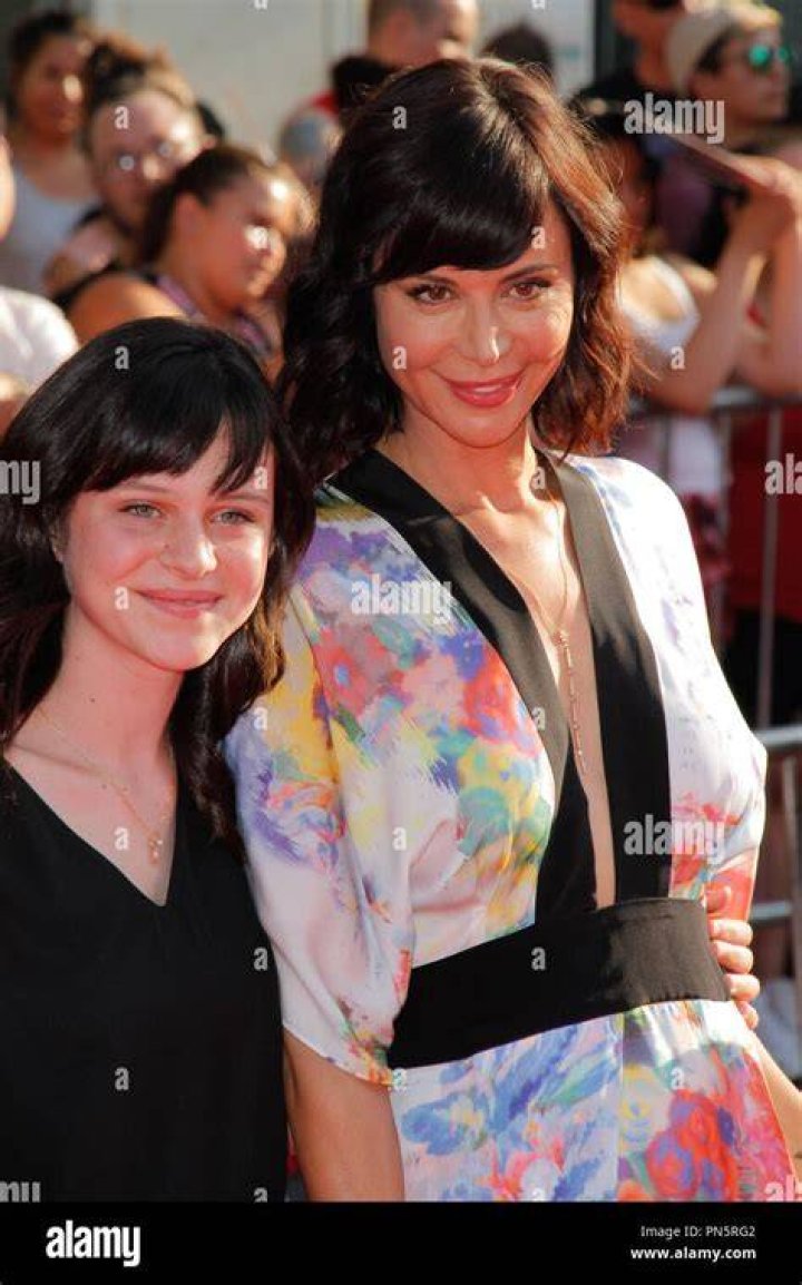 Catherine Bell and daughter Gemma at the U.S. Premiere of Disney's The