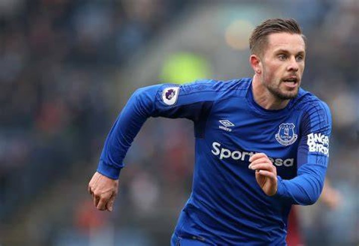 Former &pound;45m Everton midfielder Gylfi Sigurdsson is pictured with his