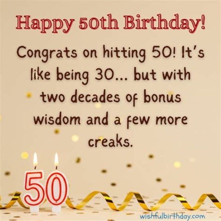 Happy 50th Birthday Wishes and Messages Best Quotations,Wishes